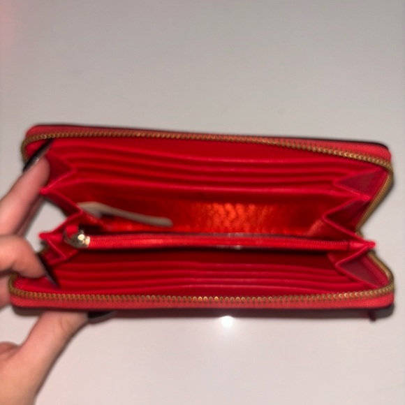 Kate Spade Large Continental Wallet | Vibrant Red | Slightly Used - Picture 9 of 10
